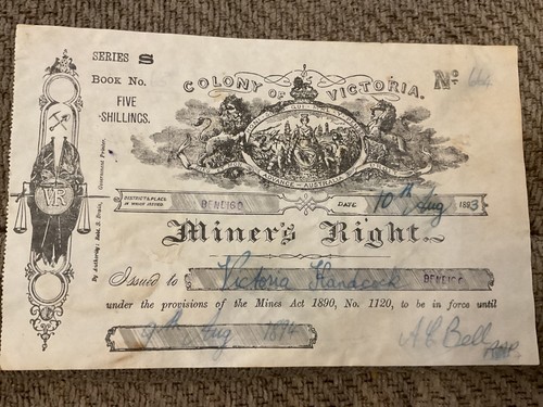 Australia colony victoria - of,