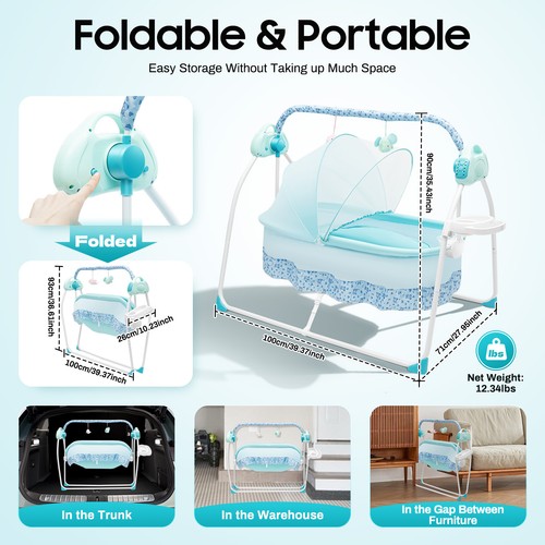 Auto baby swing electric - auto,
