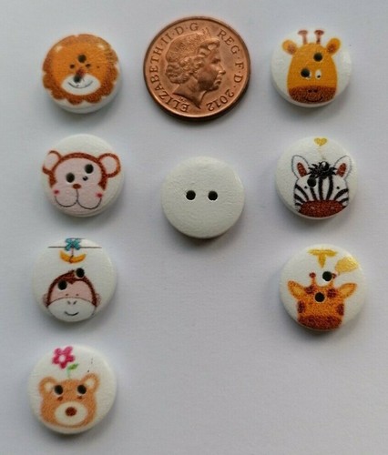 Wooden zoo wild animals crafts - wooden,