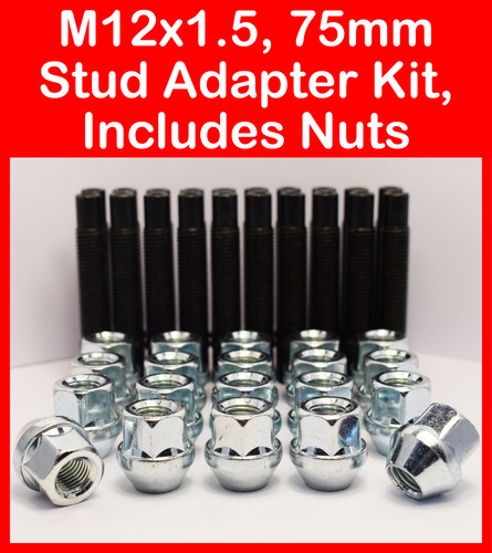 M12 75mm stud adapter - 1.5,
