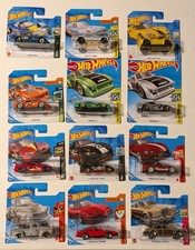 Hot Wheels Job Lot Bundle 12 Cars Unopened Mazda, Chevy, BMW, Lotus Etc