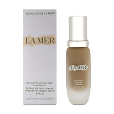 La Mer Foundation The Soft Fluid Long Wear 33 / 340 Suede Medium Warm Undertone