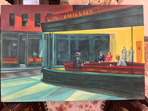Edward hopper oil - oil, painting