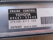 2005 LEXUS IS250 IS 250 ENGINE CONTROL ECU 89661-53600 275100-4111 DENSO TOYOTA