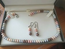 Honora Multicolor Fresh Water Pearl Necklace And Earrings