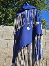Vintage Piano Shawl Cobalt
