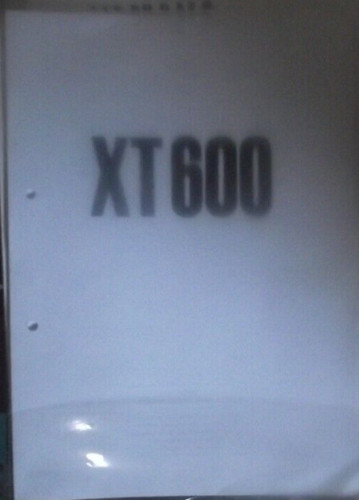 Yamaha xt600 service - yamaha,