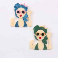 Fashion Women Acrylic Brooch