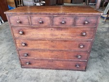 Antique mahogany Victorian 4 over 4 chest of drawers