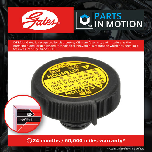 Radiator cap rc255 - radiator, gates