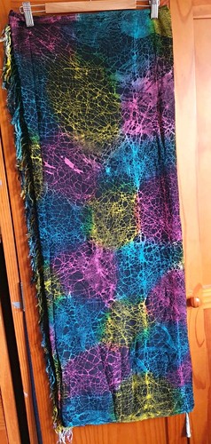 Batik sarong abstract blue - batik,