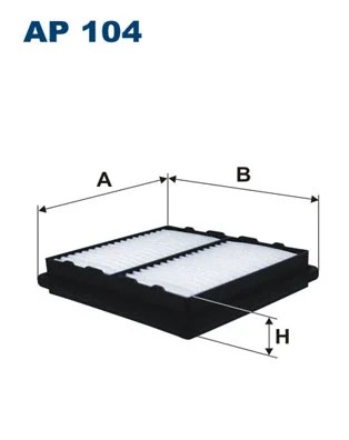 Air filter fits honda - air,
