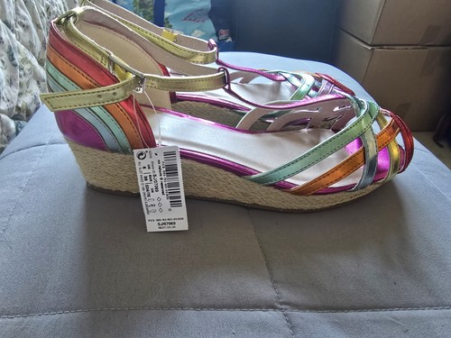 Next rainbow woven - , heeled