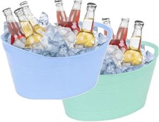 Pack of 2 Plastic Ice Buckets