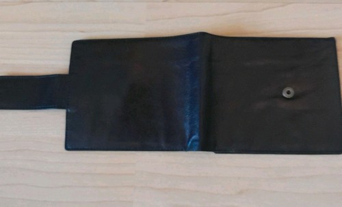 Mens real leather wallet - leather,