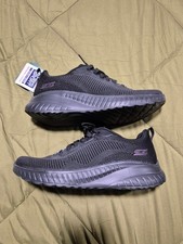 Skechers Bobs Black Memory Foam Trainers UK 4 Brand New  With Tags Women or Kids