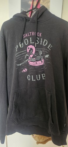 Saltrock black hoodie size - saltrock,