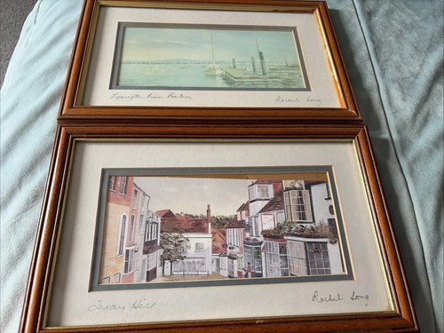 Framed watercolours - watercolours, of