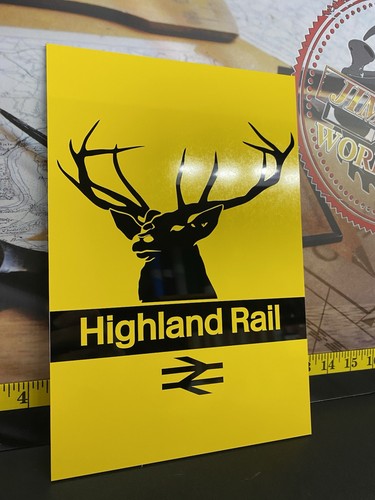 Highland rail sign board - rail,
