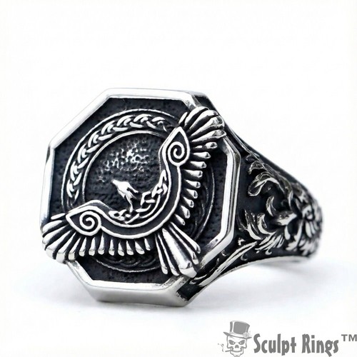 Sculpt rings viking raven - sculpt,
