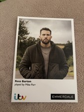 MIKE PARR (EMMERDALE) UNSIGNED