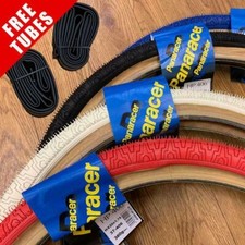 Panaracer HP406 Skinwall Freestyle Old School BMX Tyres Pair with Tubes