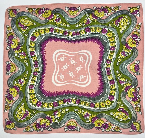 Vintage multi coloured - coloured, silk
