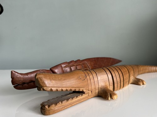 Lovely vintage hand carved - vintage,