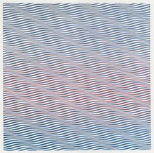 Cataract 3 Bridget Riley print in 11 x 14 inch mount ready to frame SUPERB