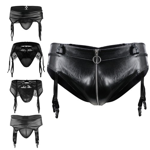 Men faux leather thong - men's,