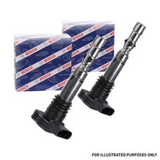 Ignition Coils Pair Replacement Fits Mercedes-Benz 124 190 E-Class S-Class SL