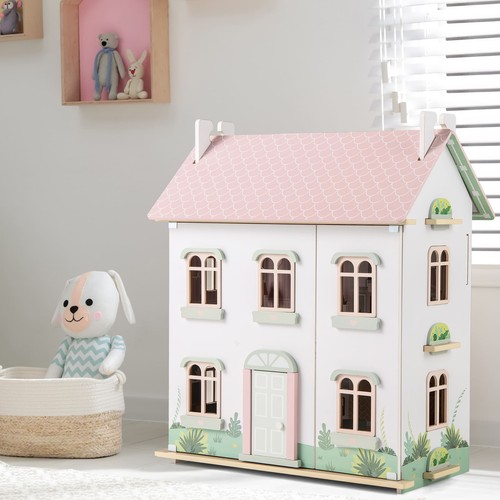 Wood dollhouse kids level - dollhouse,