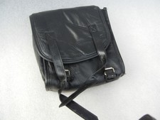 MOTORCYCLE LUGGAGE BUFFALO LEATHER SISSY BAR BAG SATCHEL PANNIER 240MM WIDE