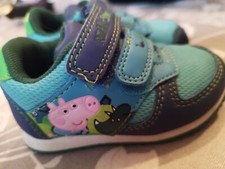 Toddlers Size 4 First Walkers By George.... George Pig Roar Some Pepa Pig
