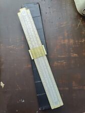 'Unique' Universal II Slide Rule Made in England Vintage Measuring Tool 