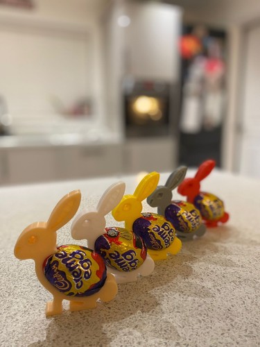 Printed easter egg cream - 3d,