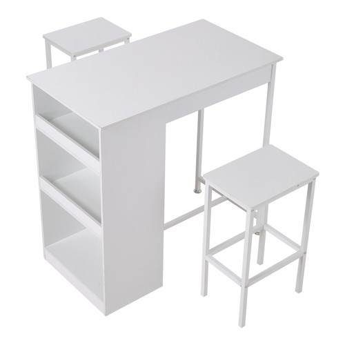 Bar table and stools with - table,