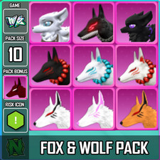 World Zero WZ - 9 PACK - FOXES and WOLVES PACK -- PACK BONUS : KENSAI KITSUNE