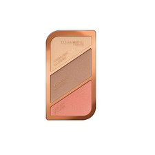 Rimmel 3-Tone Sculpting Highlighter Palette - Coral Glow, 18.5g( Free Fast D🚚)