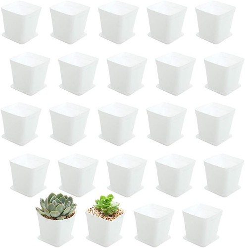 Pack inch white square - white,
