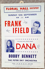 Frank Ifield , Dana Theatre Poster Floral Hall Southport