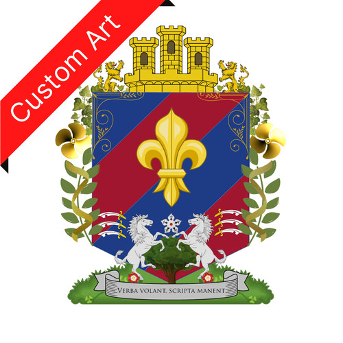 Family coat arms crest - coat, of