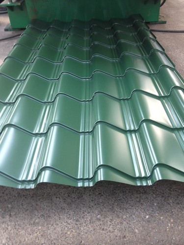 Pan tile effect roofing - pan,