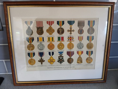Vintage ww1 allied - vintage, medals