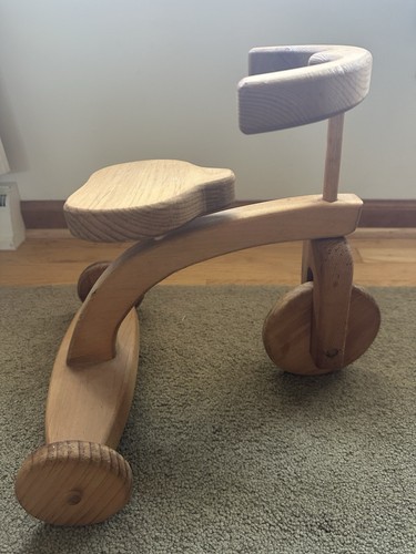 Wooden doll tricycle bike - wooden,