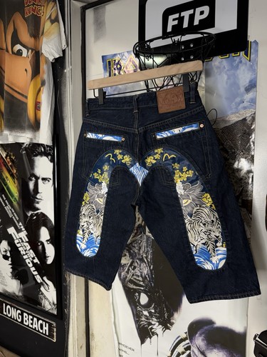 Evisu tiger logo - tiger, blue