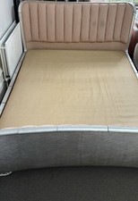 Guglielmo Ulrich Valzania Art Deco Super King Size Bed Work Silver Gilding