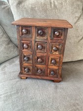 Vintage 12 Drawer Apothecary Chest/Spice 