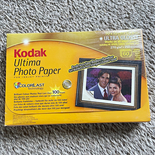 Kodak ultima photo paper 4x6 - kodak,