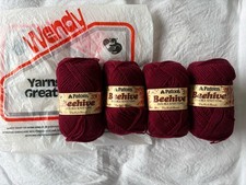 Patons Beehive DK Maroon Yarn